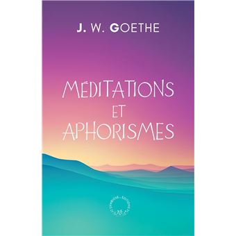 Méditations et aphorismes
