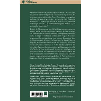 Religions et fiscalité dans le monde méditerranéen de l’Antiquité à nos jours