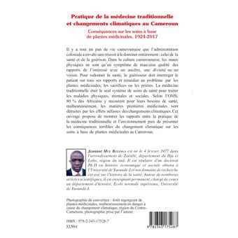 Pratique de la médecine traditionnelle et changements climatiques au Cameroun