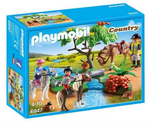 Playmobil Country Cavaliers Avec Poneys Et Cheval