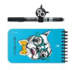 Carnet à spirale WhyNote Bulldog avec stylo