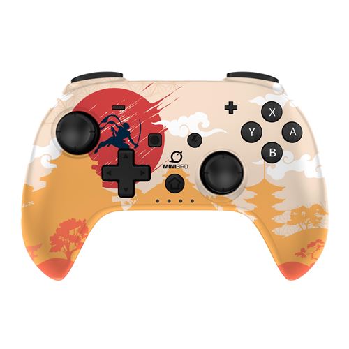 Manette sans fil Bluetooth Minibird pour Nintendo Switch Edition Rising Sun