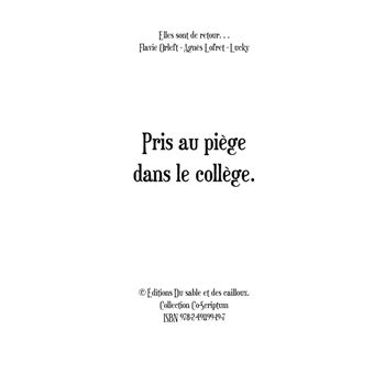 Pris au piège dans le collège