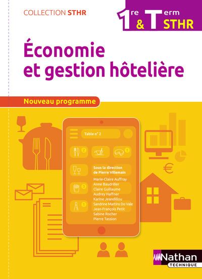 Economie et gestion hôtelière 1ère et Term STHR