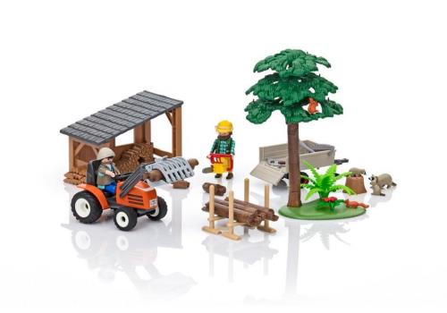Playmobil Country 6814 Véhicule de débardage avec bûcherons