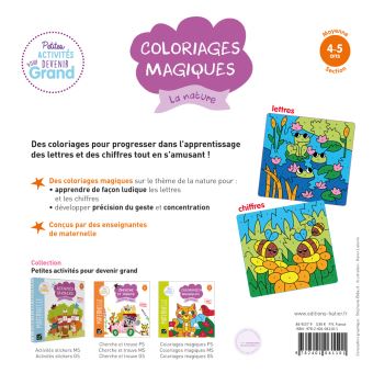 Coloriages magiques - La nature MS