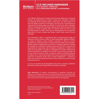 Le Dr Melchior Marmonier