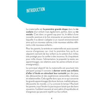 L'école maternelle - Le guide pour préparer et accompagner votre enfant