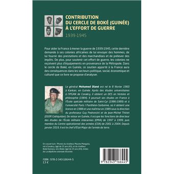 Contribution du cercle de Boké (Guinée) à l'effort de guerre (1939-1945)