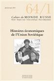 Cahiers du monde russe n° 64/1 - Histoires économiques de l'