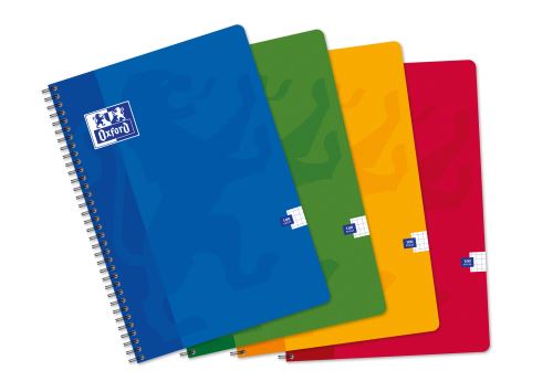 Cahier quadrillé de 100 pages A4 à reliure intégrale Oxford Classique