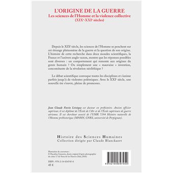 L'origine de la guerre