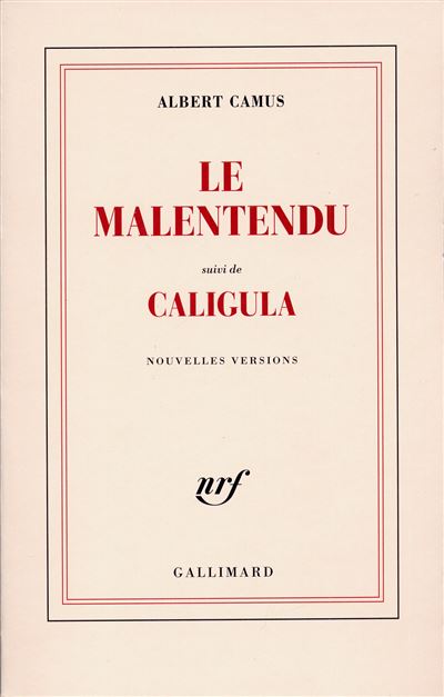 Le Malentendu / Caligula - Albert Camus - broché