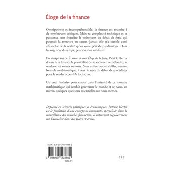 Éloge de la finance