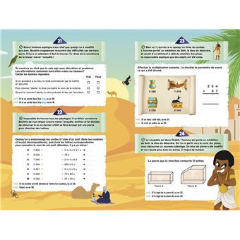 Les incollables - Cahier de vacances dont tu es le héros - Égypte - Du CE2 au -CM1