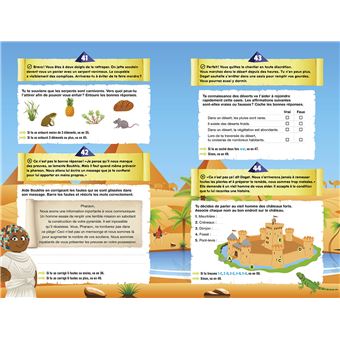 Les incollables - Cahier de vacances dont tu es le héros - Égypte - Du CE2 au -CM1