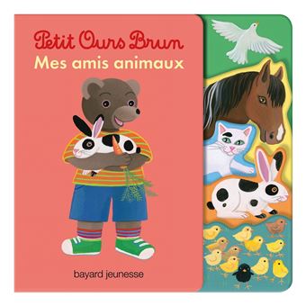 Petit Ours BrunLivre avec découpes Petit Ours Brun - Mes amis animaux