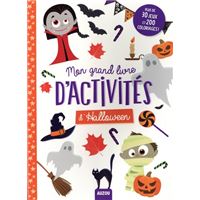 Mon grand livre d'activités d'halloween