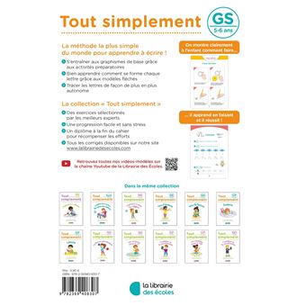 Tout simplement - GS - J'apprends à écrire les petites lettres
