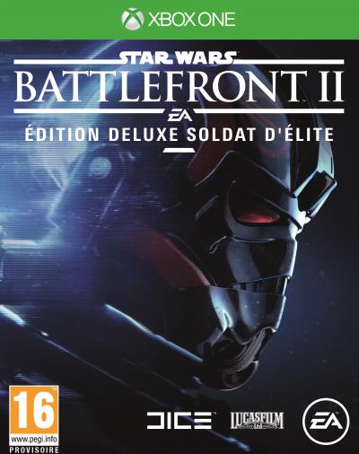 Pochette avant du jeu Star Wars Battlefront II Elite Trooper Edition Deluxe Xbox One