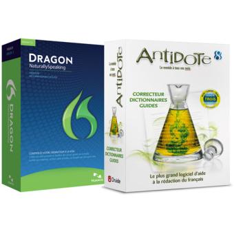 Pack Dragon Naturally Speaking Premium V12 + Antidote 8 PC - 1