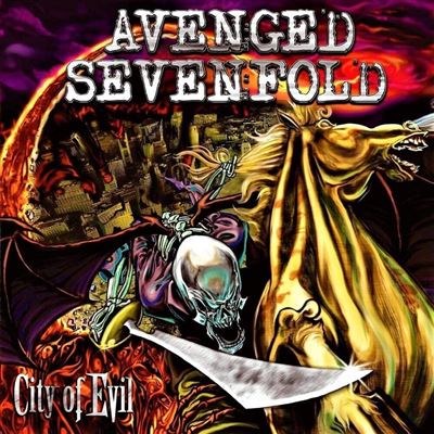 City Of Evil Vinyle Rouge Transparent