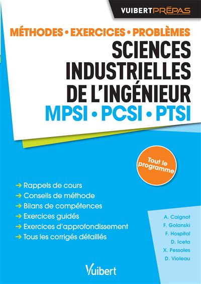 Sciences industrielles de l'ingénieur MPSI-PCSI-PTSI