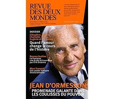 Revue des deux mondes juillet-aout 2017