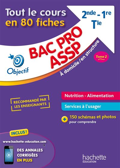 Services à l'usager, nutrition alimentation Bac Pro ASSP