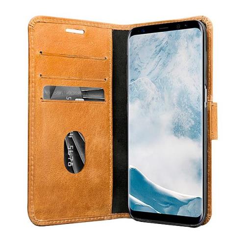 Dbramante Wallet Bookcover Copenhagen Tan Galaxy S8