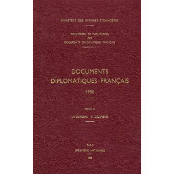 Documents diplomatiques français