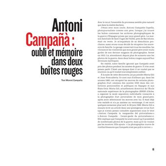 Antoni Campañà : Icônes cachées Les images méconnues de la guerre d'Espagne (1936-1939)