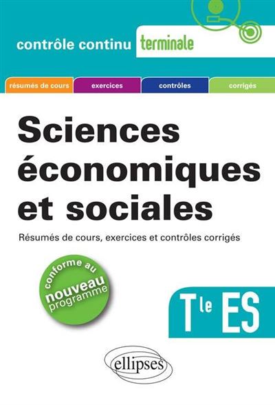 Contrôle continu sciences économiques et sociales Term ES
