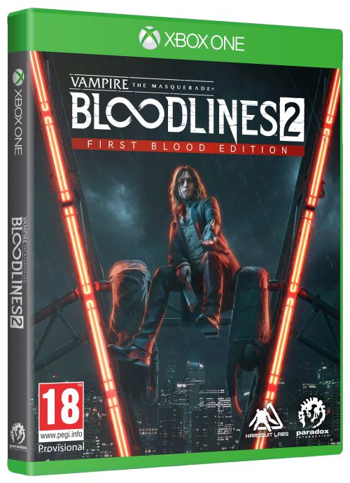 Pochette avant du jeu Vampire The Masquerade Bloodlines 2 First Blood Edition Xbox One