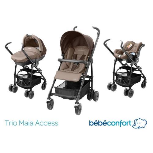 Poussette Trio Maia Bebe Confort Walnut Brown Produits bebes fnac