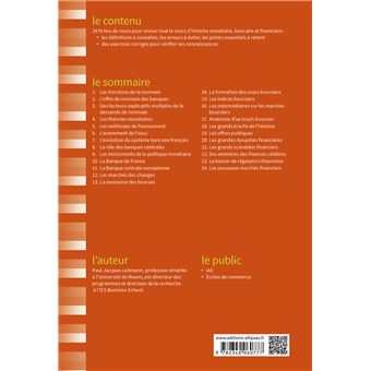 Fiches d'Histoire monétaire, bancaire et financière