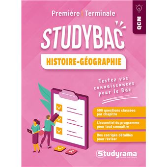 Histoire-Géographie - Première Terminale