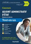 Concours Adjoint administratif d'Etat - 2023- Externe et interne