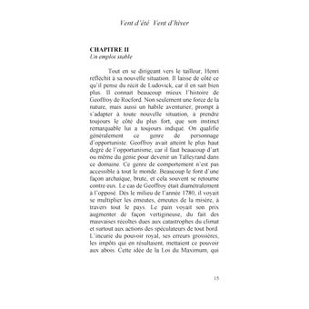 Vent d'été Vent d'hiver