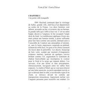 Vent d'été Vent d'hiver