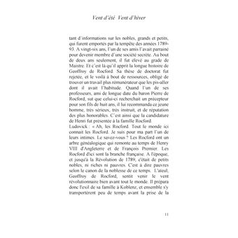 Vent d'été Vent d'hiver