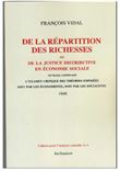De la répartition des richesses