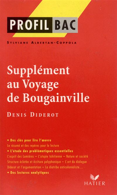 diderot voyage de bougainville analyse