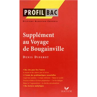 Profil Diderot Denis Supplement Au Voyage De Bougainville Analyse Litteraire De L Oeuvre Poche Sylviane Albertan Coppola Denis Diderot Georges Decote Achat Livre Ou Ebook Fnac Profil Diderot Denis Supplement Au Voyage De Bougainville Analyse Litteraire De L Oeuvre Poche Sylviane Albertan Coppola Denis Diderot Georges Decote Achat Livre Ou Ebook Fnac