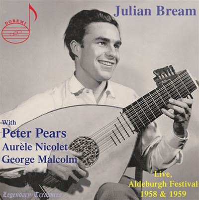 Julian bream au festival d aldeburgh en 1958 et 1959