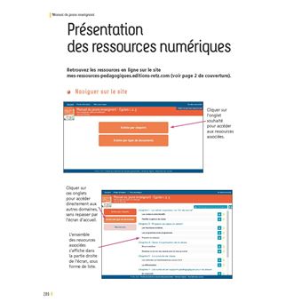Manuel du jeune enseignant + Ressources numériques