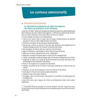 Manuel du jeune enseignant + Ressources numériques