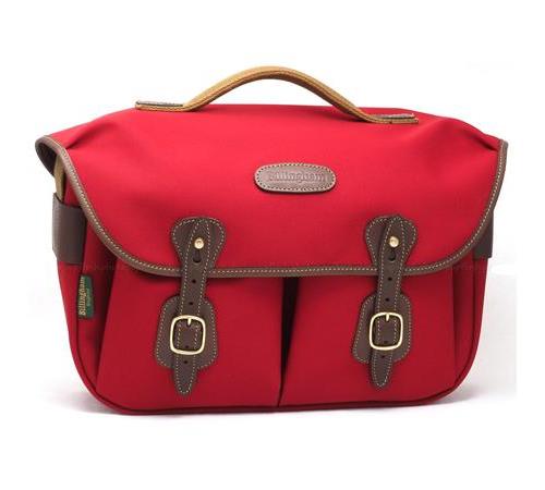 Sac d'épaule Billingham Hadley Pro Bordeaux / Chocolat Canvas