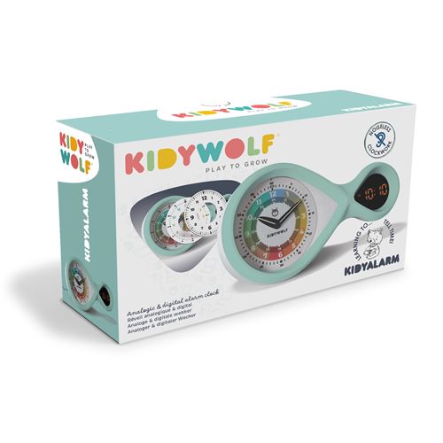 Kidywolf Kidyalarm Réveil Vert