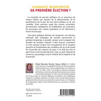 Comment remporter sa première élection?